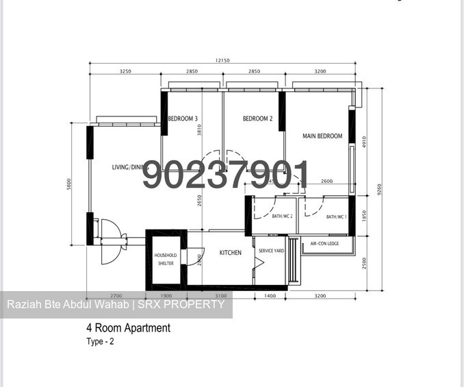 Blk 130B Lorong 1 Toa Payoh (Toa Payoh), HDB 4 Rooms #265188321
